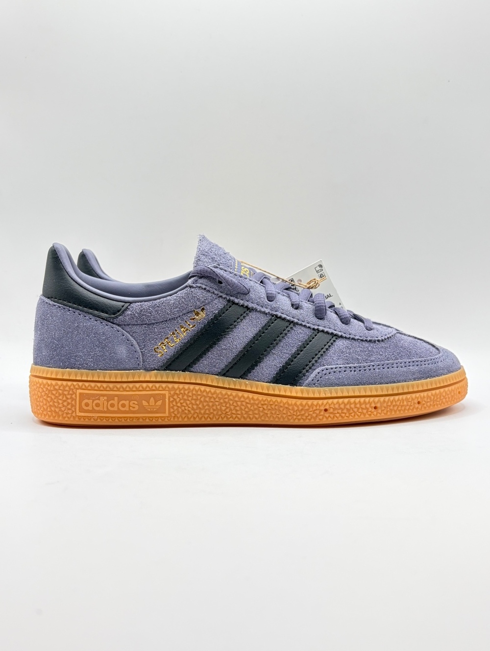 Adidas Handball Spezial Suede in violet with Gum Sole, Size 4.5/5.5 Women